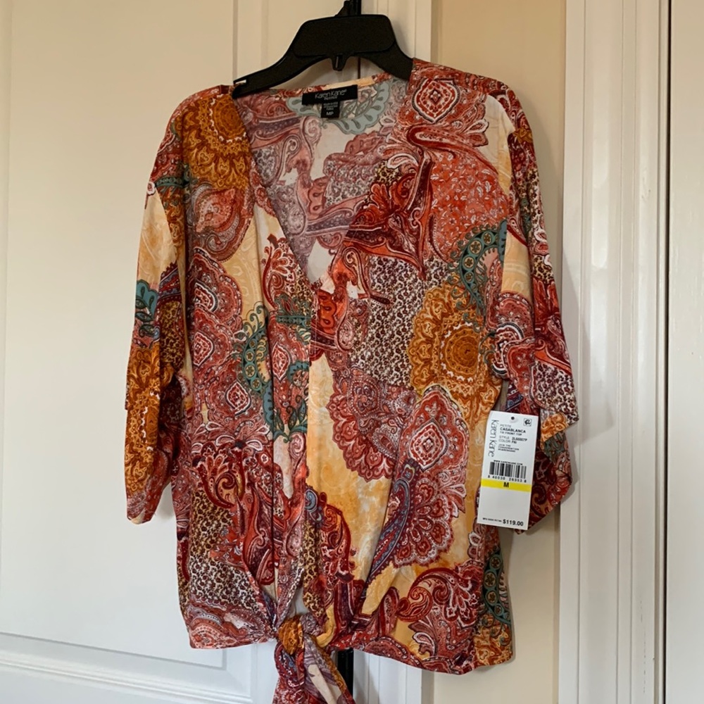 Karen Kane top. Great for fall!